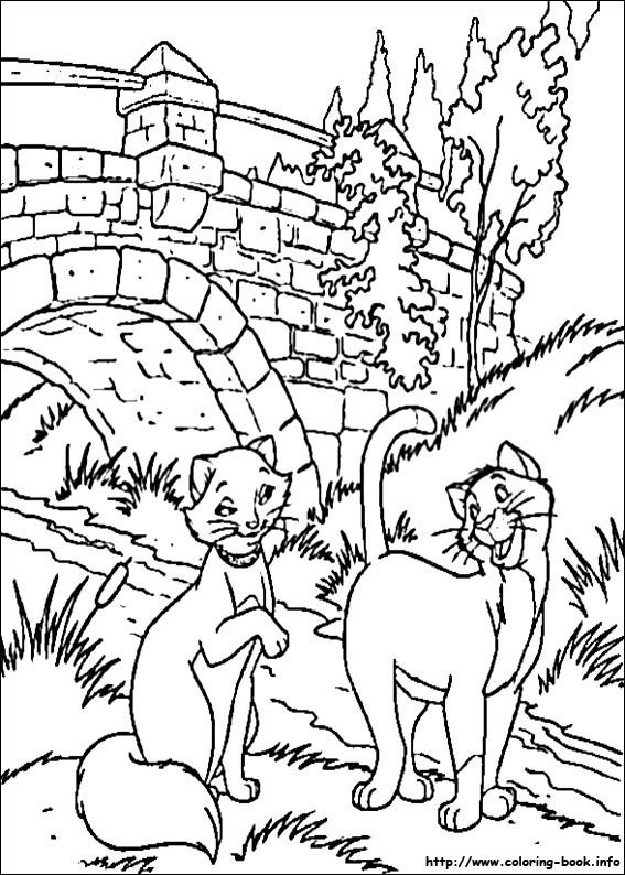 The Aristocats coloring picture